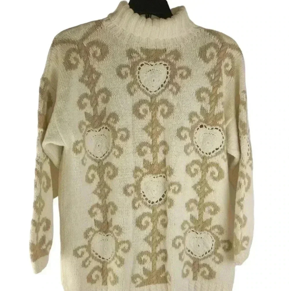 Express Tricot Hand-knitted Sweater‎ sz Large